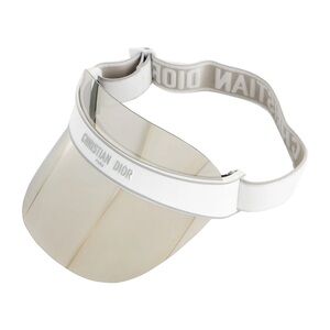 Dior White and Gold Visor